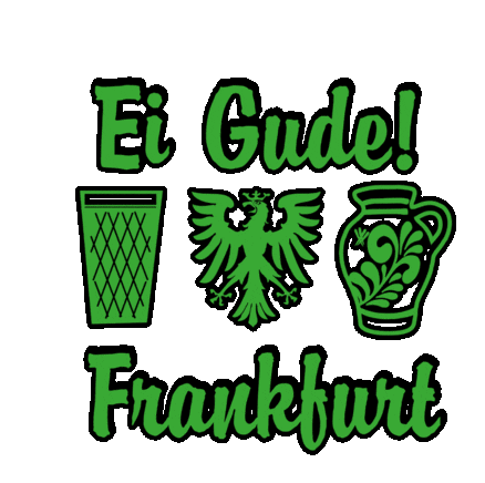 Bembel Frankfurt Sticker - Bembel Frankfurt Eigude Stickers