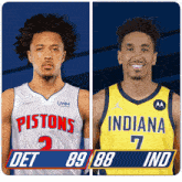 Detroit Pistons (89) Vs. Indiana Pacers (88) Third-fourth Period Break GIF - Nba Basketball Nba 2021 GIFs