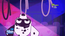 a cartoon of a dalmatian with a disney logo on the bottom