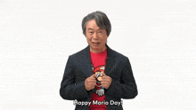 Miyamoto Happy Mario Day GIF - Miyamoto Happy Mario Day GIFs