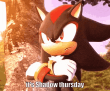 Thursday Shadow GIF - Thursday Shadow Shadow The Hedgehog GIFs