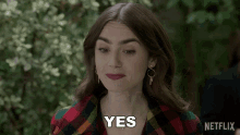 Yes Emily Cooper GIF - Yes Emily Cooper Lily Collins GIFs
