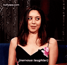 (Nervous Laughter).Gif GIF - (Nervous Laughter) Aubrey Plaza Hindi GIFs