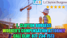 Workers Compensation Attorney Lafayette L Clayton Burgess GIF - Workers Compensation Attorney Lafayette L Clayton Burgess Clay Burgess GIFs