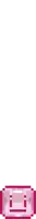 a pixel art drawing of a pink couch with a smiley face .
