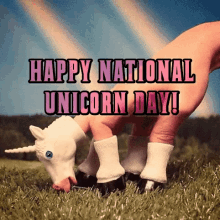 Happy Unicorn Day Happy National Unicorn Day GIF
