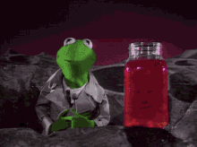 muppet show muppets kermit alien liquid