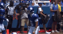 a football game between the ny giants and buffalo bills