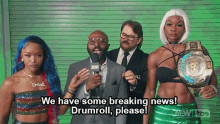 Stokely Hathaway Drumroll GIF - Stokely Hathaway Drumroll We Have Some Breaking News GIFs