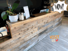 Reclaimed Wood Office Installation GIF - Reclaimed Wood Office Installation GIFs