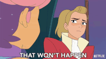 that wont happen adora she ra she ra and the princesses of power that wont occur