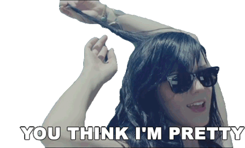 You Think Im Pretty Katy Perry Sticker - You Think Im Pretty Katy Perry Teenage Dream Song Stickers