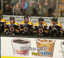 Boston Bruins He Likes Milk GIF - Boston Bruins He Likes Milk Yep GIFs