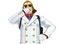 Bobby Fulbright Serious Ace Attorney Sticker - Bobby Fulbright Serious Ace Attorney Stickers