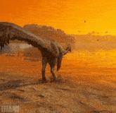 Path Of Titans Drinking Water GIF