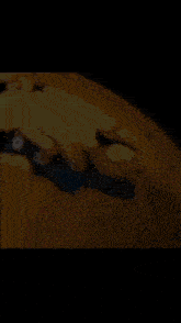 a pixelated image of a planet with a blue border