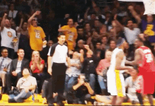Whoa...Awesome!! GIF - La Lakers Brown Face Swap GIFs