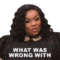 a woman says what was wrong with in a sticker