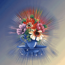 My Flowers Vase GIF - My Flowers Vase Glitter GIFs
