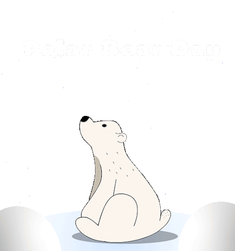 Polar Bear Day February 27 Sticker - Polar Bear Day February 27 International Polar Bear Day Stickers