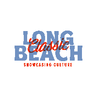 a logo for long beach showcasing culture