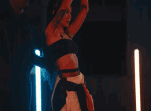 Belly Dancing Jhene Aiko GIF - Belly Dancing Jhene Aiko A And B Song GIFs