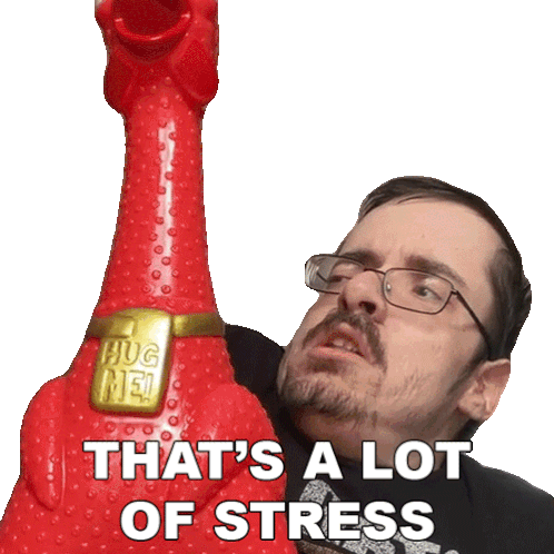 That'S A Lot Of Stress Ricky Berwick Sticker - That'S A Lot Of Stress Ricky Berwick That'S A Significant Amount Of Pressure Stickers