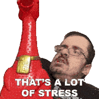 That'S A Lot Of Stress Ricky Berwick Sticker - That'S A Lot Of Stress Ricky Berwick That'S A Significant Amount Of Pressure Stickers