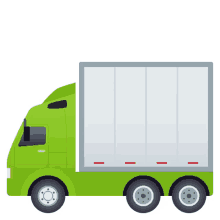 articulated lorry travel joypixels truck trailer truck