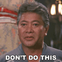 Dont Do This Sato GIF - Dont Do This Sato The Karate Kid Ii GIFs