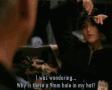 I Was Wondering... Why Is There A 9mm Hole In My Hat? - Ncis GIF