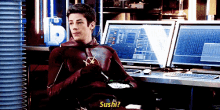 grant gustin barry allen the flash sushi food