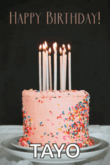 Hbd Birthday Cake GIF