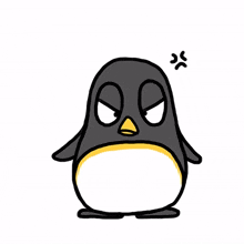 penguin tired