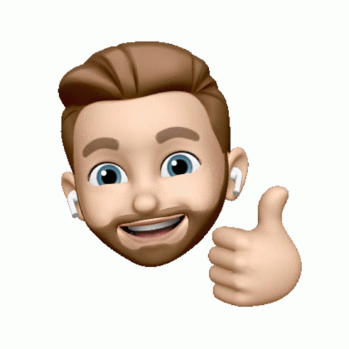 Thumbs Up Animoji Sticker Thumbs Up Animoji Guy Discover Share Gifs ...