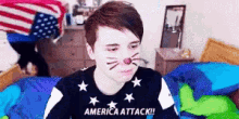 America Attack Fourth Of July GIF - America Attack Fourth Of July Dan And Phil GIFs