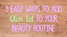 Olive Oil Beauty Tips GIF - Beauty Tips Diy GIFs