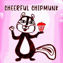 Cheerful Chipmunk Veefriends GIF - Cheerful Chipmunk Veefriends Happy GIFs
