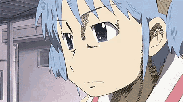 GIF Anime Manga Nichijou 9GAG, Anime, television, child, face png