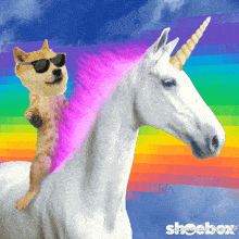 Doge Unicorn GIF - Doge Unicorn Dogecoin GIFs