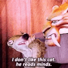Ice Age Cat GIF - Ice Age Cat Minds GIFs