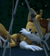 Tails The Fox Miles Tails Prower GIF - Tails The Fox Miles Tails Prower Tails Sleeping GIFs