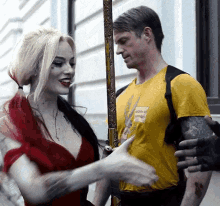 Harley Quinn Harley Quinn Handshake GIF - Harley Quinn Harley Quinn Handshake GIFs