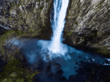 Water Falls Wallamanfalls GIF - Water Falls Wallamanfalls Dronepicture GIFs