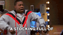 A Stocking Full Of Smiles Tracy Jordan GIF - A Stocking Full Of Smiles Tracy Jordan 30rock GIFs