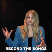 Record The Songs Brynn Elliott GIF - Record The Songs Brynn Elliott Make A Record GIFs