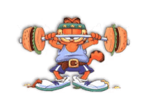 Garfield Weight GIF - Garfield Weight Exercise GIFs