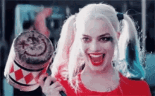 Hit The Woah Harley Quinn GIF - Hit The Woah Harley Quinn Margot Robbie GIFs