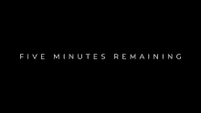 Five Minutes GIF