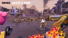 a screenshot of a video game called fortnite is shown